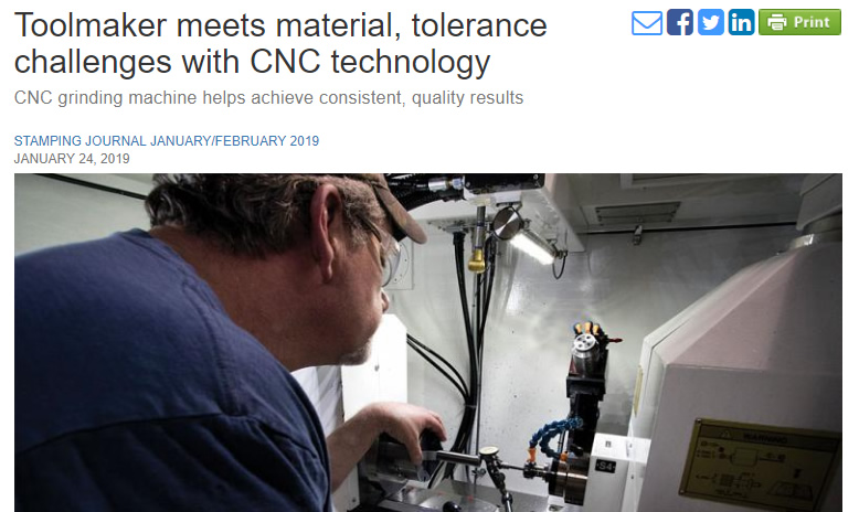 Featured article in the Fabricator